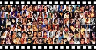 Entertainment personalities collage